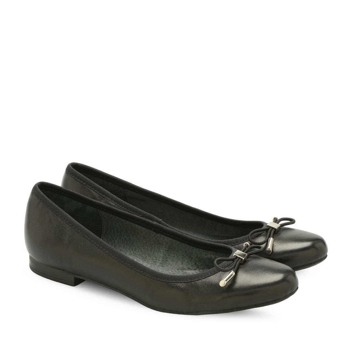 Wygodne baleriny z kokardką