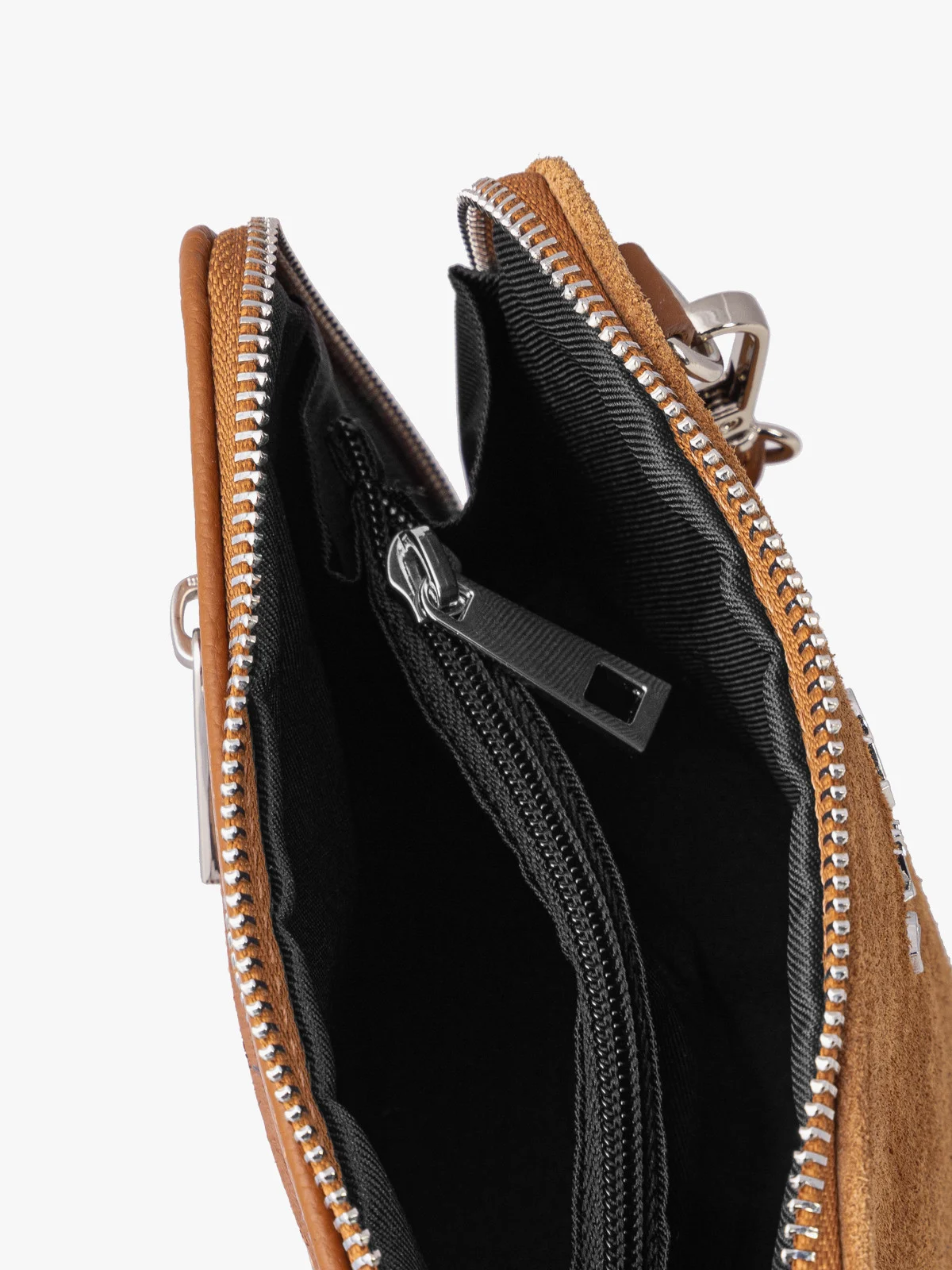 Mała ruda torebka na ramię