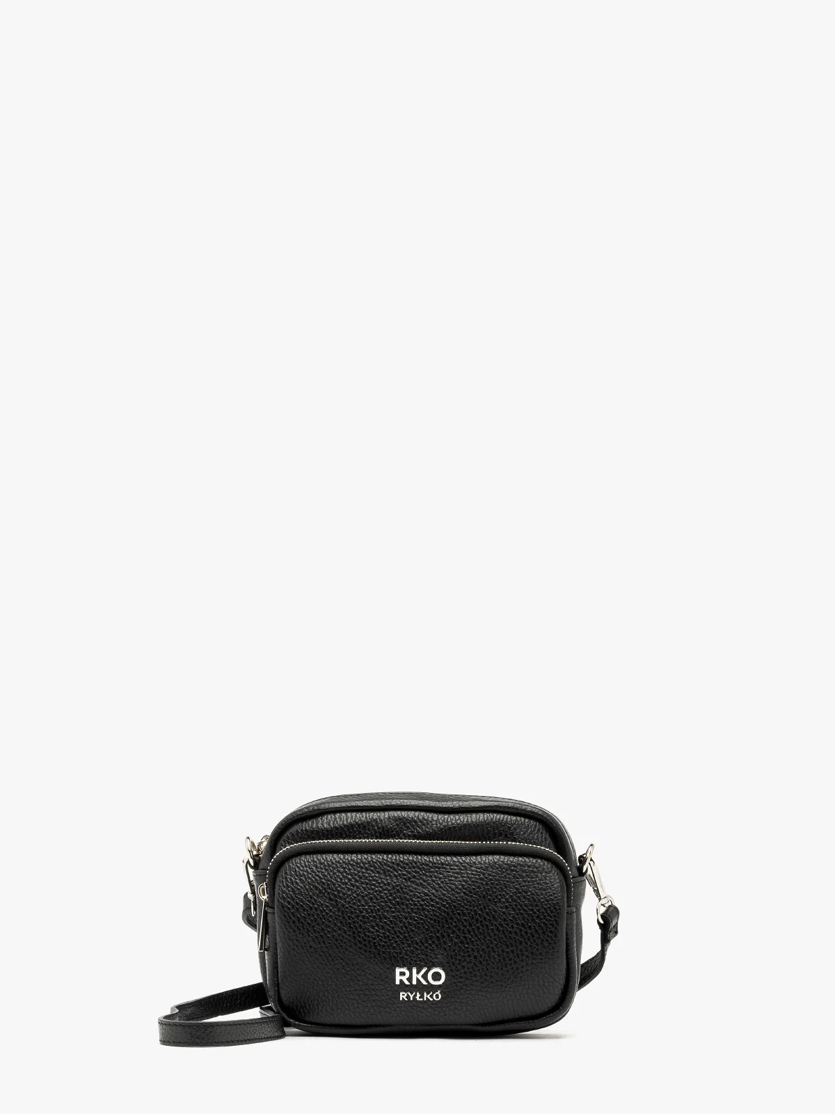 Mała, czarna torebka listonoszka