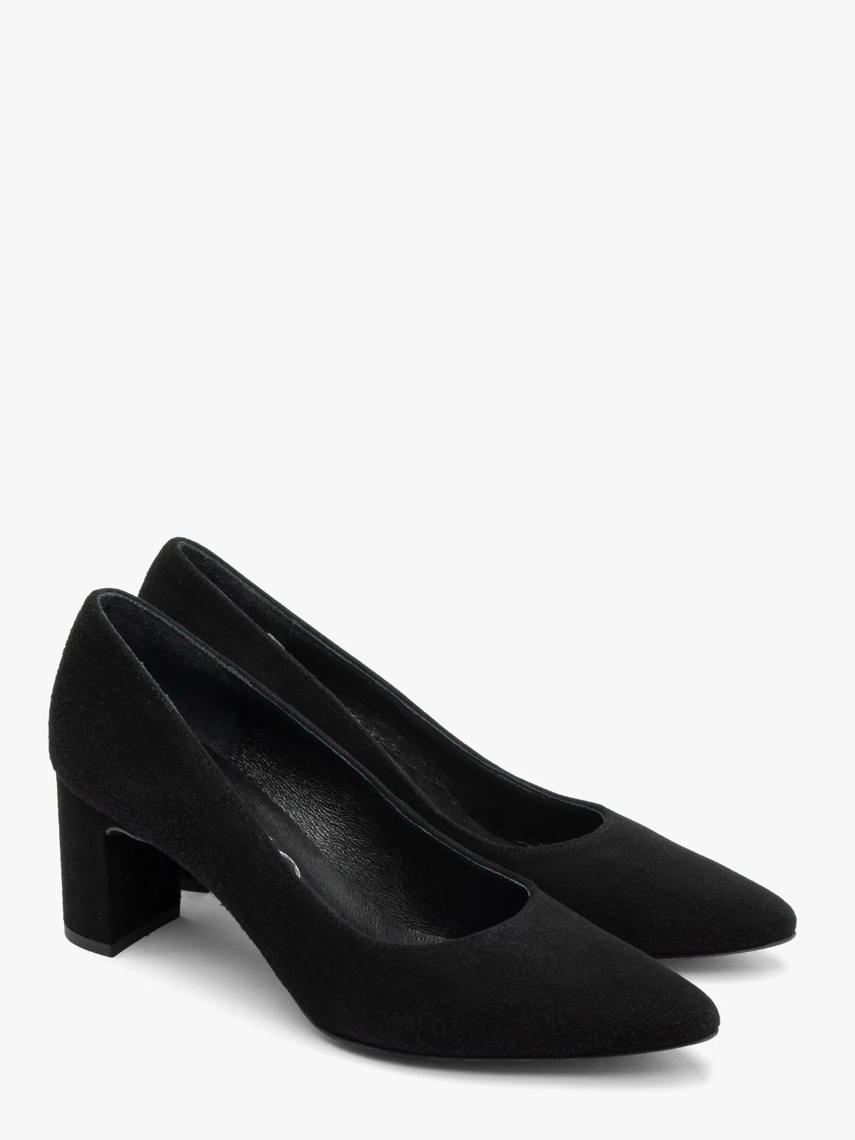 Welurowe czółenka na słupku