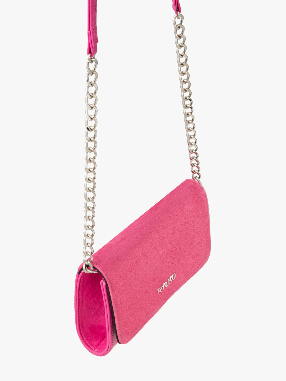 Mała torebka damska w kolorze fuksji