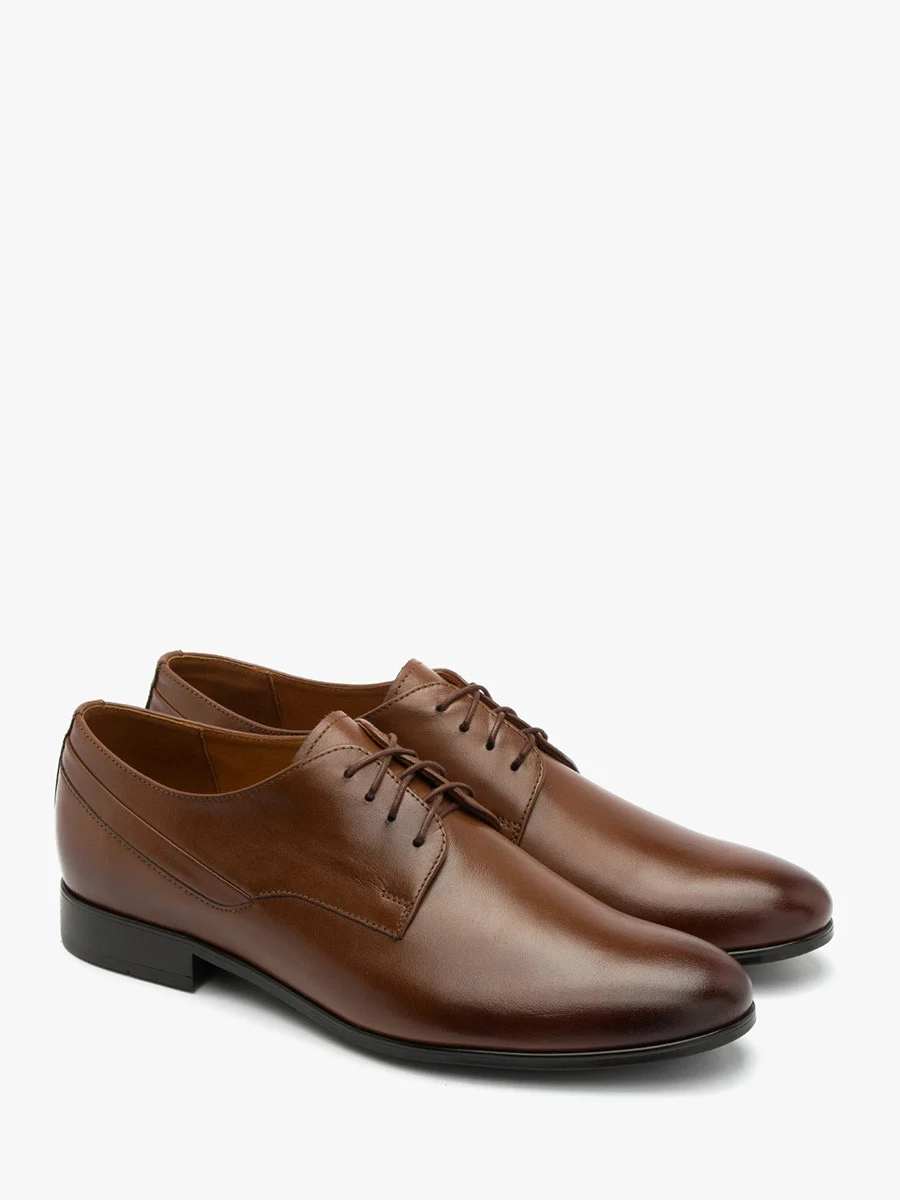 Brązowe półbuty męskie