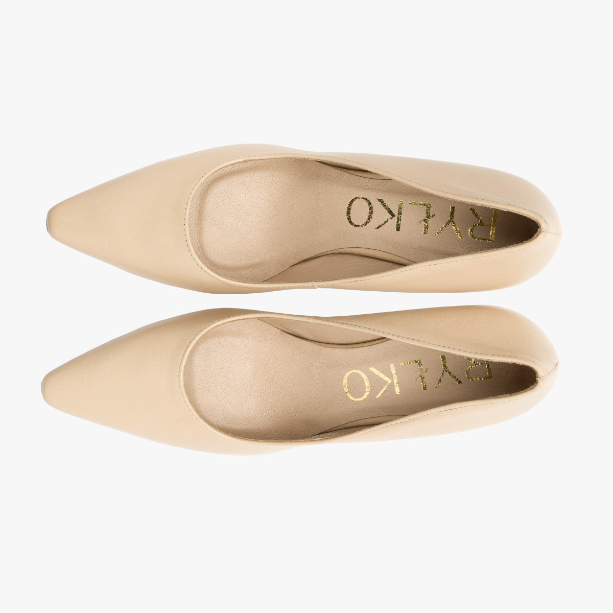 Beżowe czółenka na szpilce