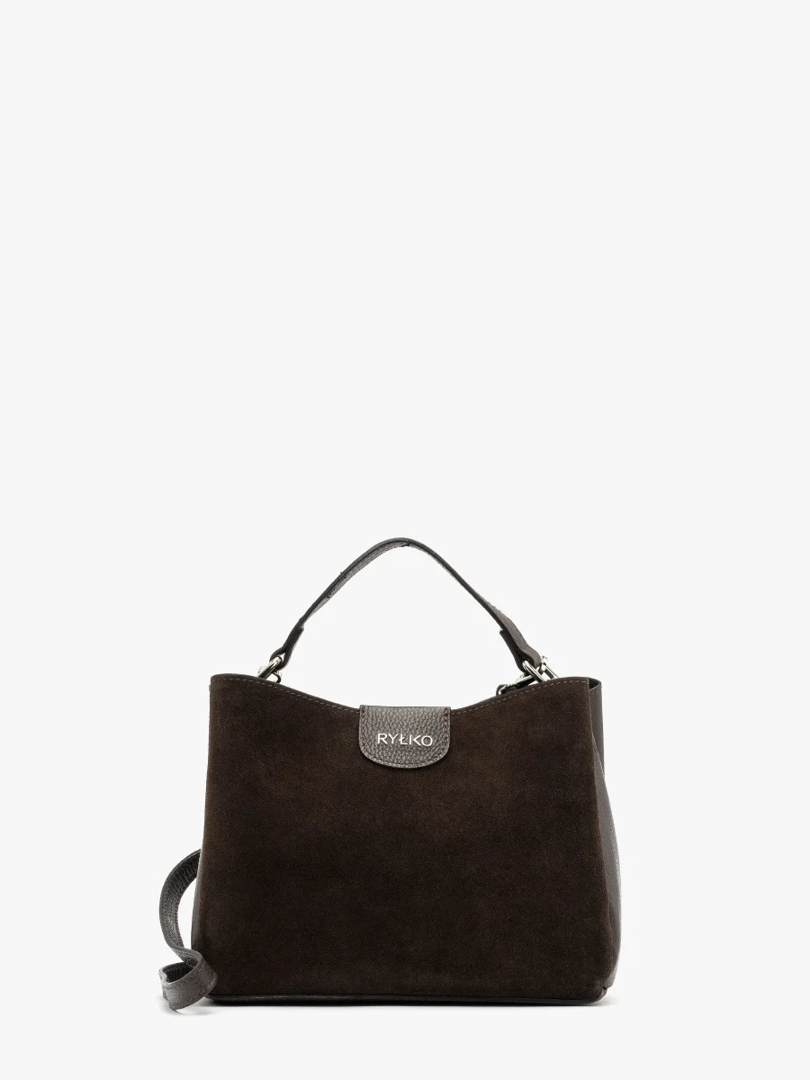 Czekoladowa torebka średniej wielkości