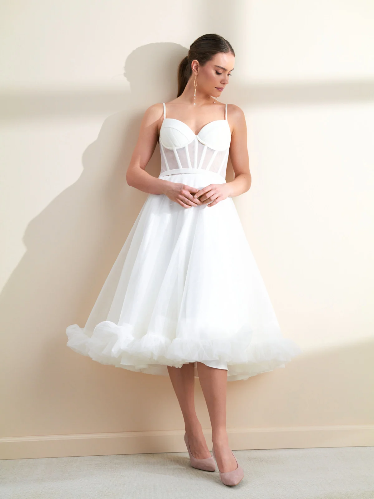 Różowe czółenka na szpilce