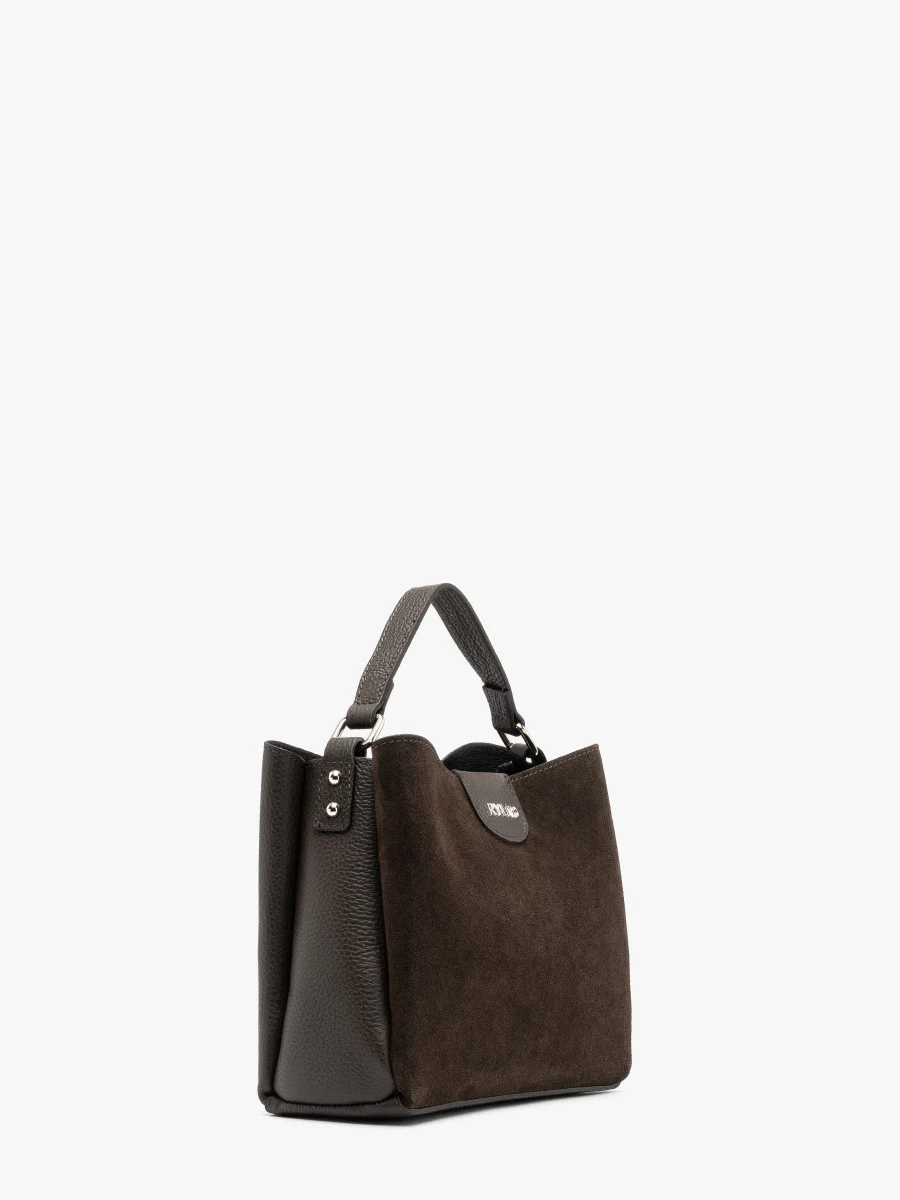 Czekoladowa torebka średniej wielkości