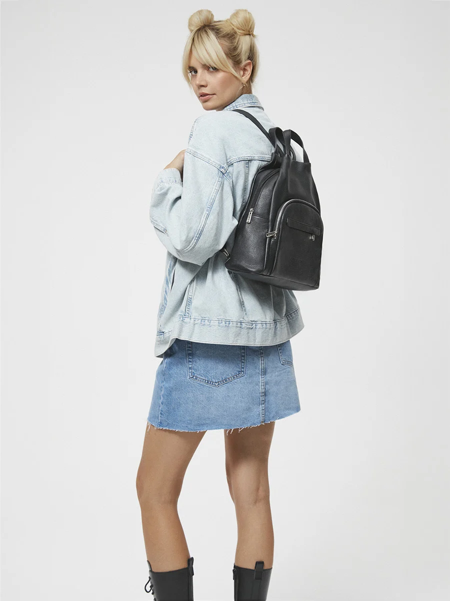 Czarny plecak damski