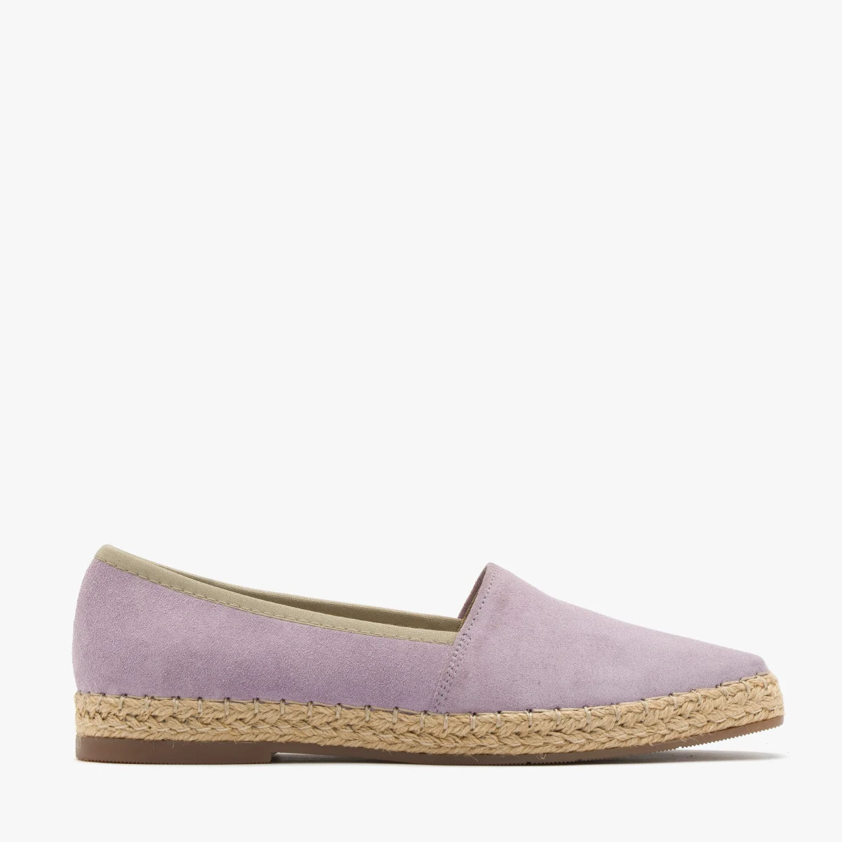 Liliowe espadryle damskie