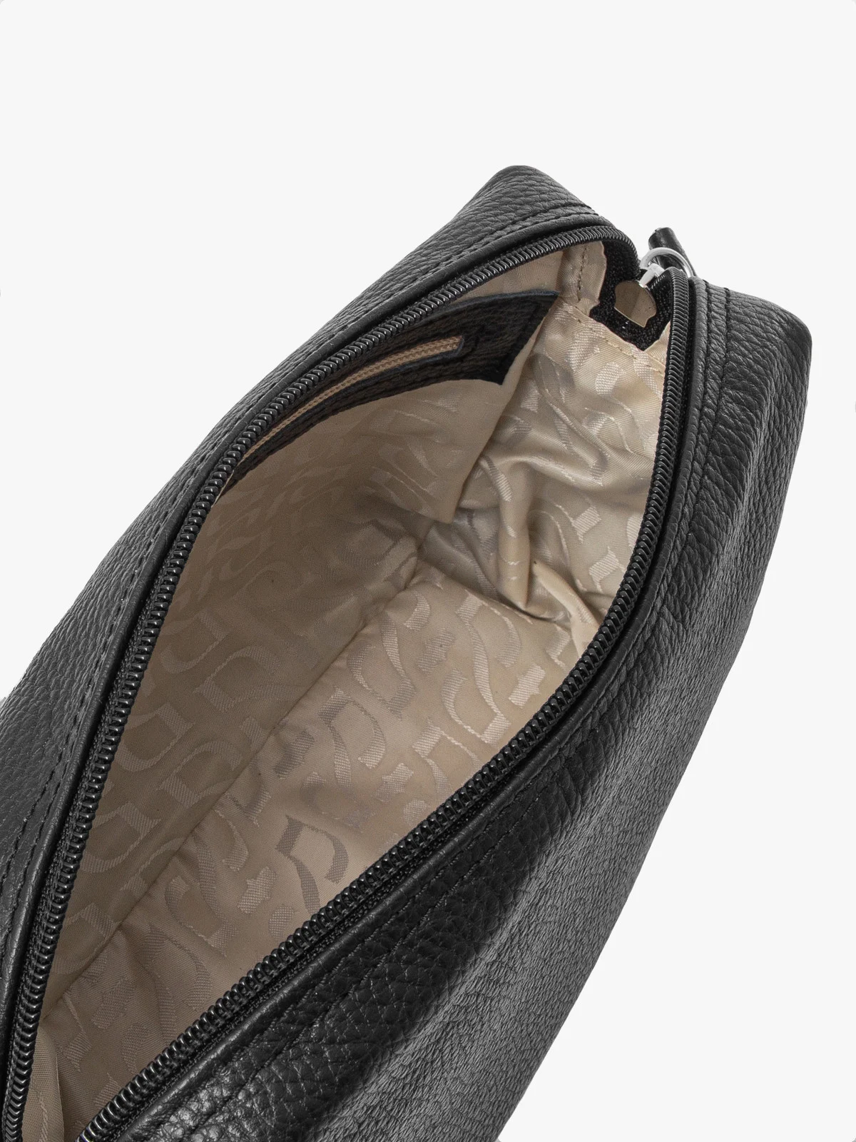 Czarna torebka damska na szerokim pasku z taśmy