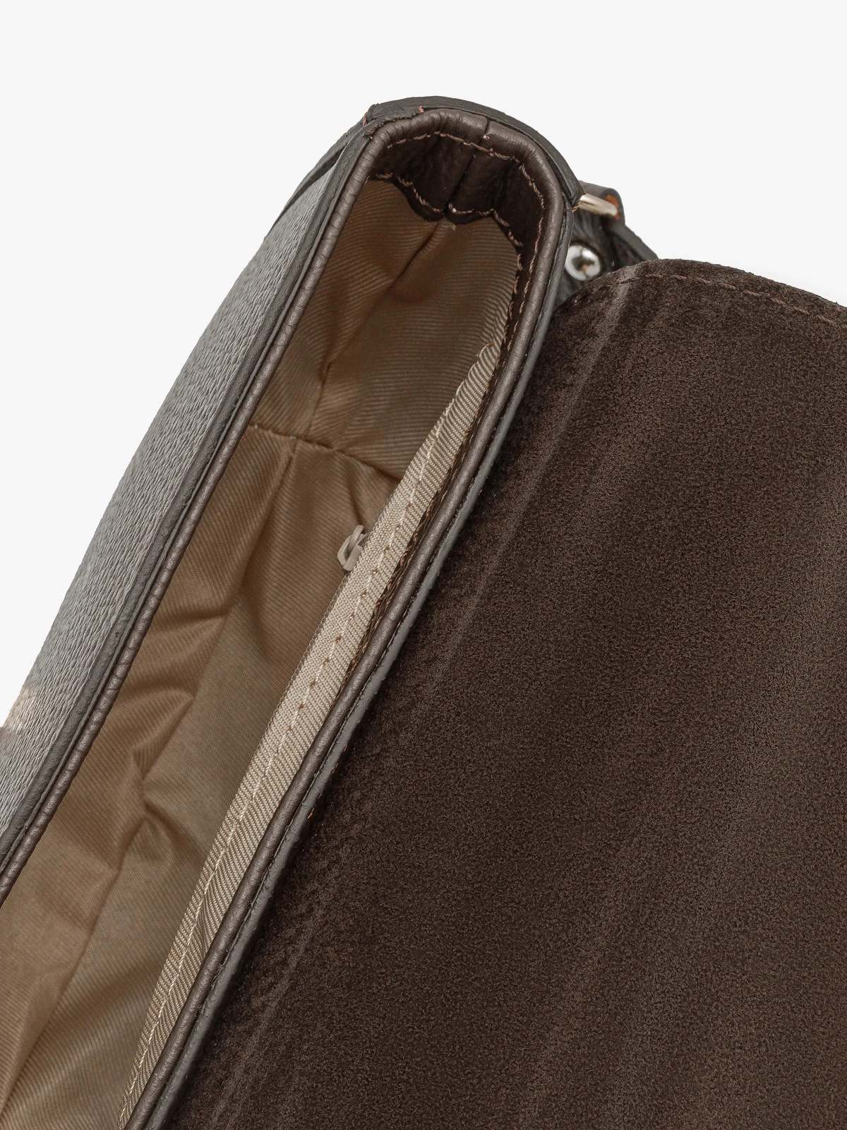 Mała, elegancka torebka damska ze złotymi detalami