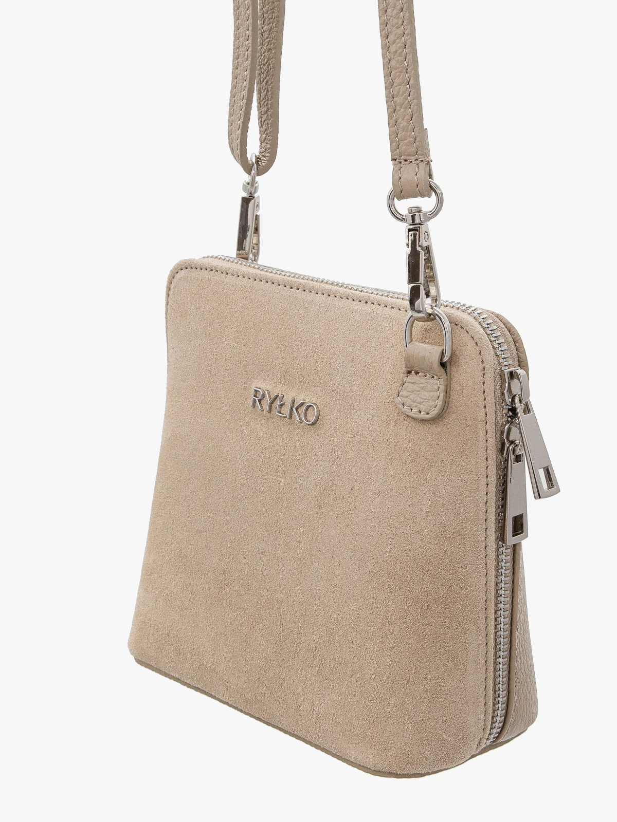 Mała beżowa torebka na ramię