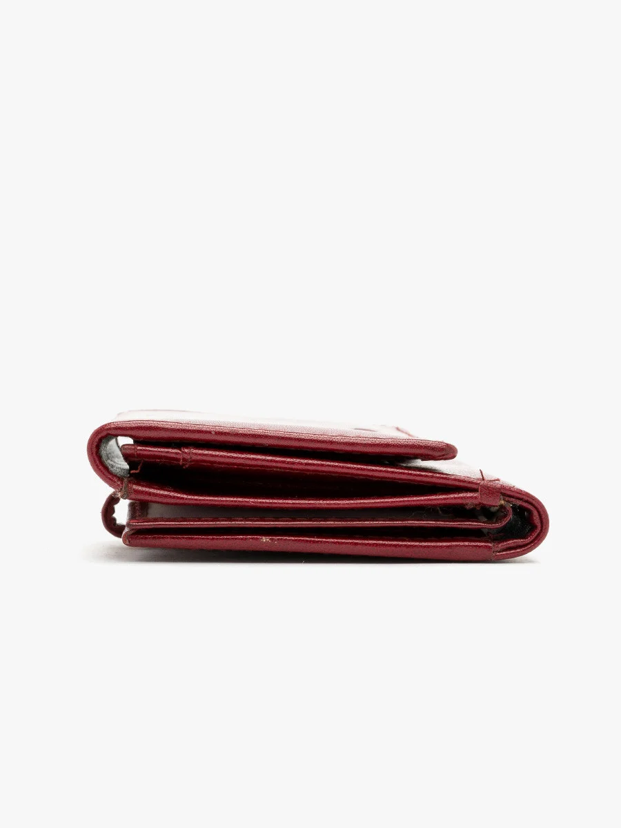 Czerwony portfel damski
