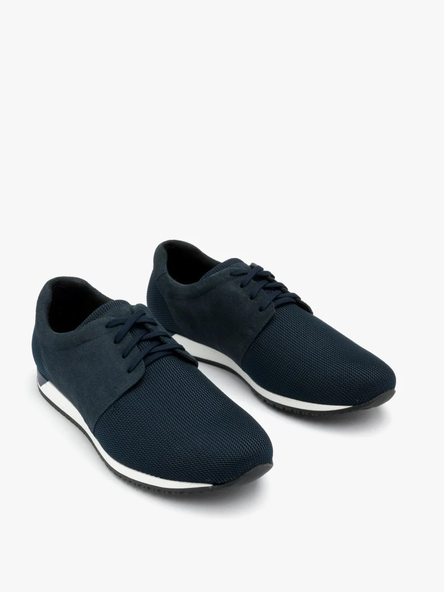 Granatowe sportowe półbuty męskie