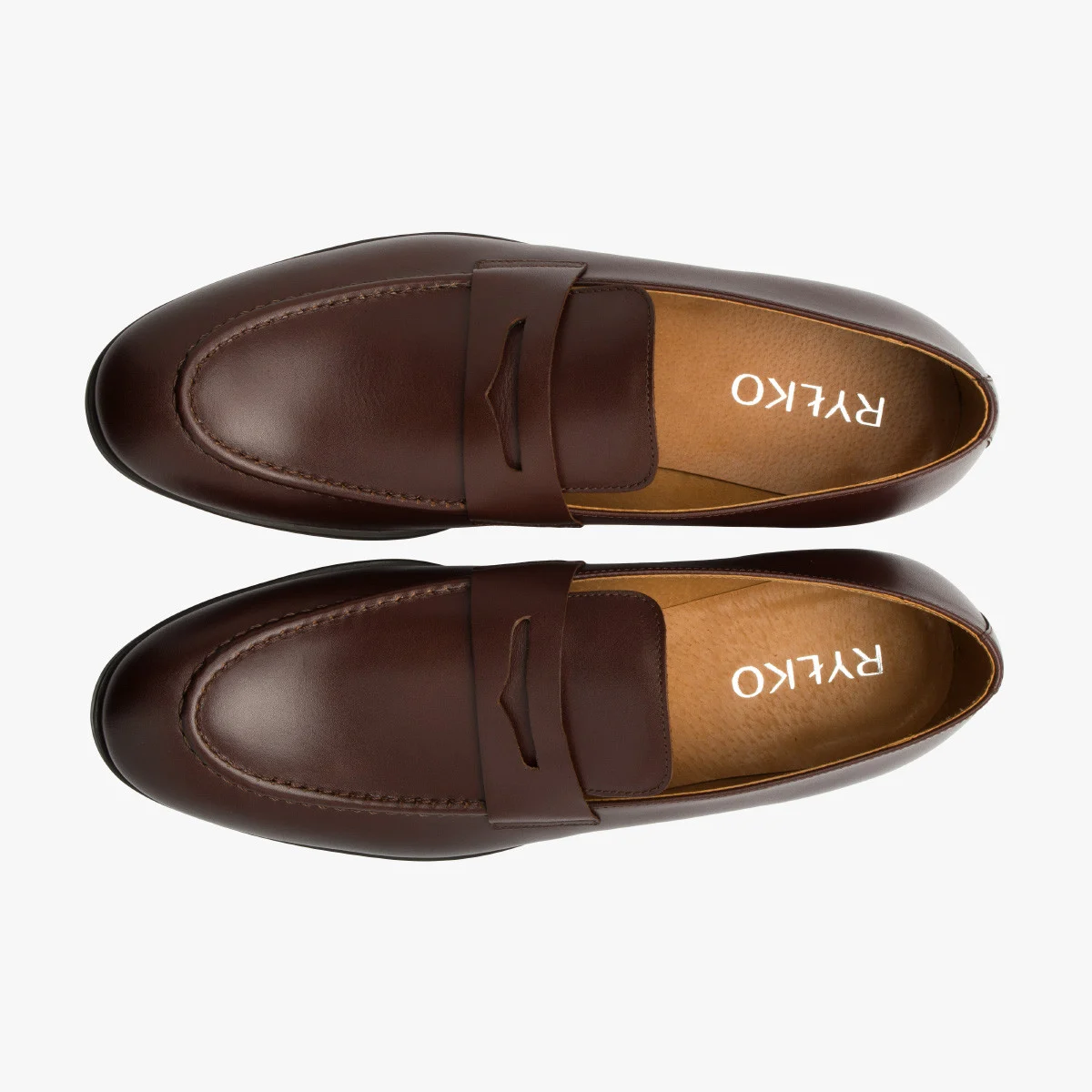 Brązowe mokasyny męskie