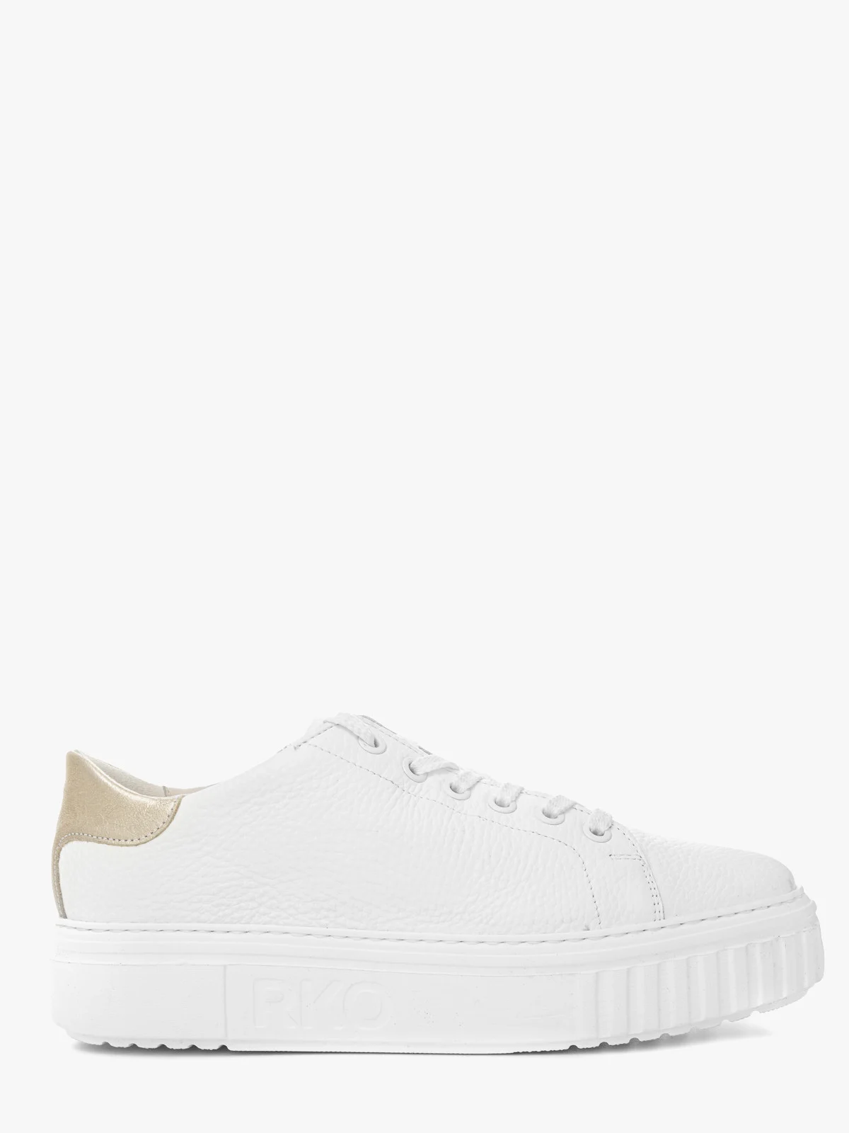 Białe półbuty sportowe na lekkiej podeszwie