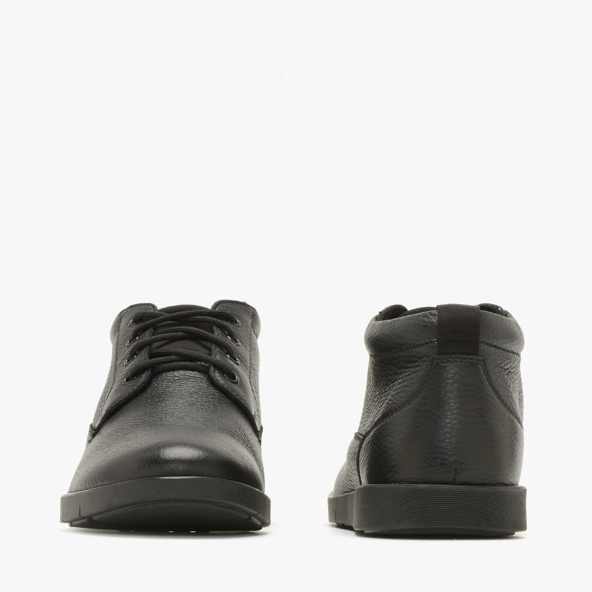 Czarne trzewiki męskie