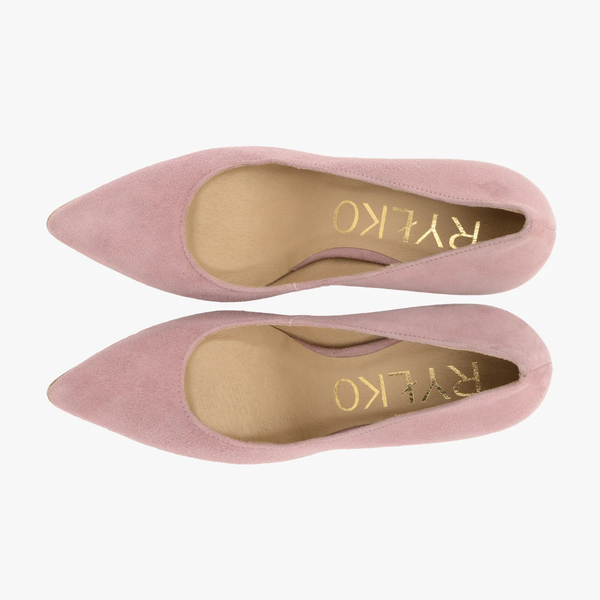 Różowe czółenka na słupku