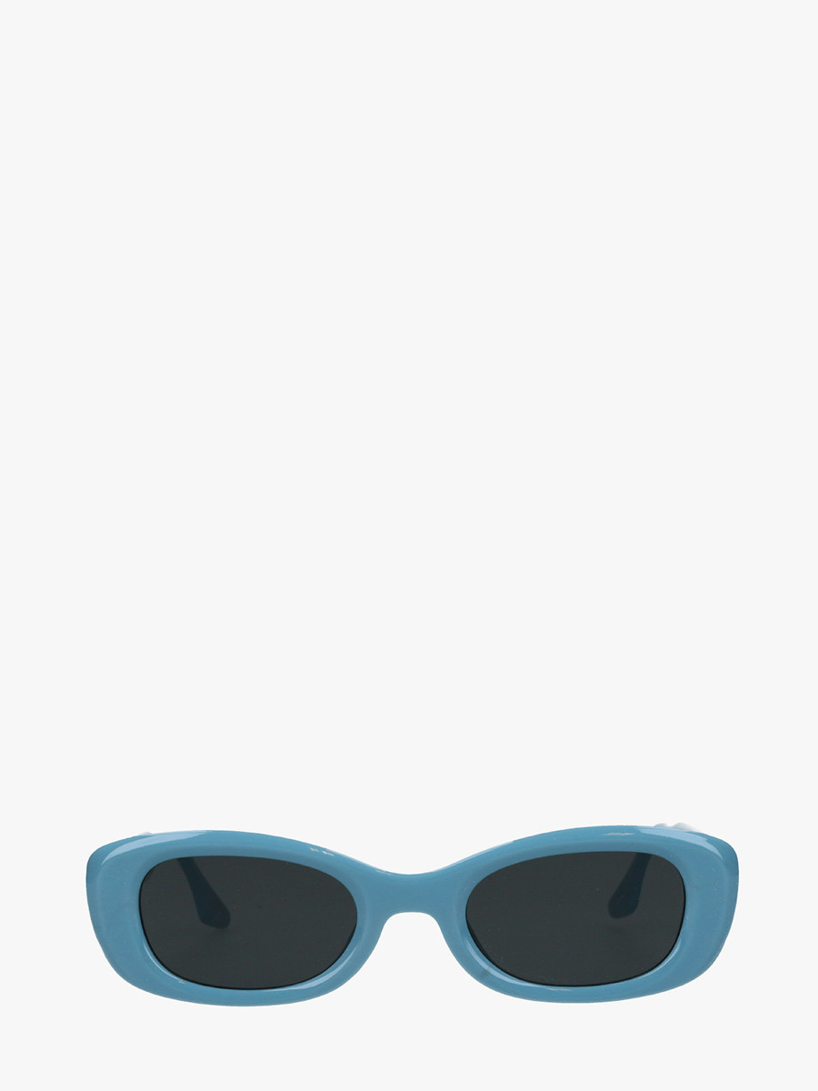 Okulary w niebieskiej oprawie