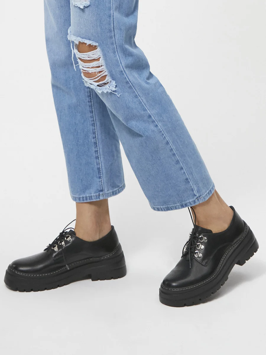 CZARNE PÓŁBUTY DAMSKIE