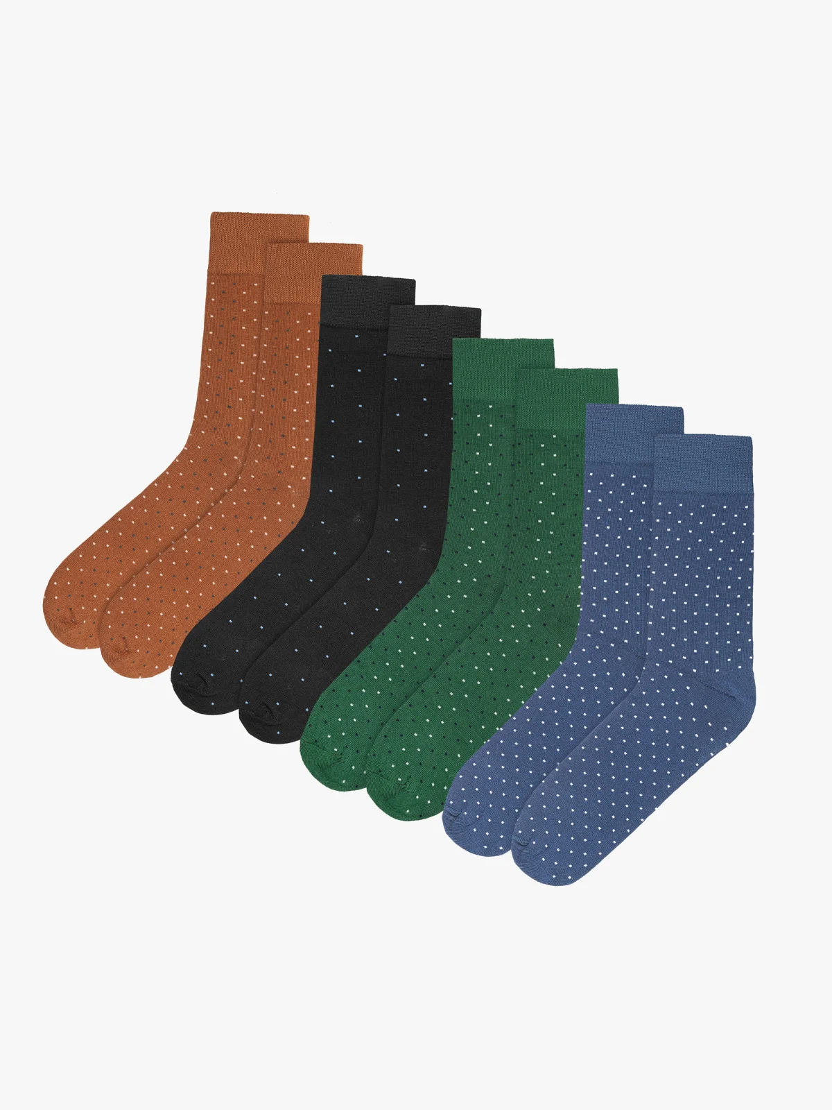 Rude skarpety męskie w kropki