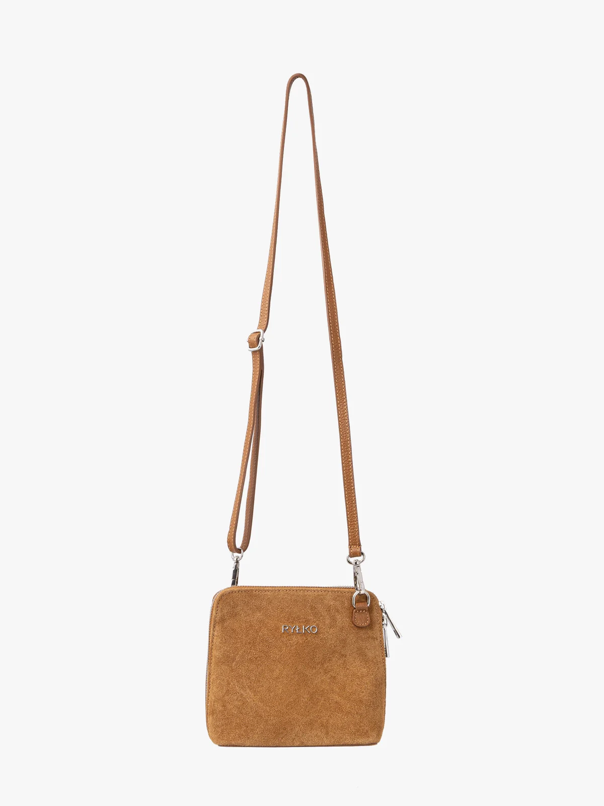 Mała ruda torebka na ramię