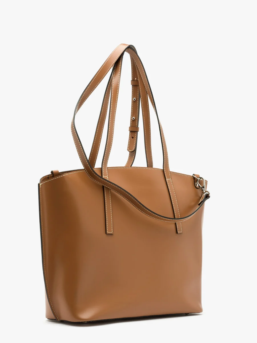 Brązowa pojemna torebka