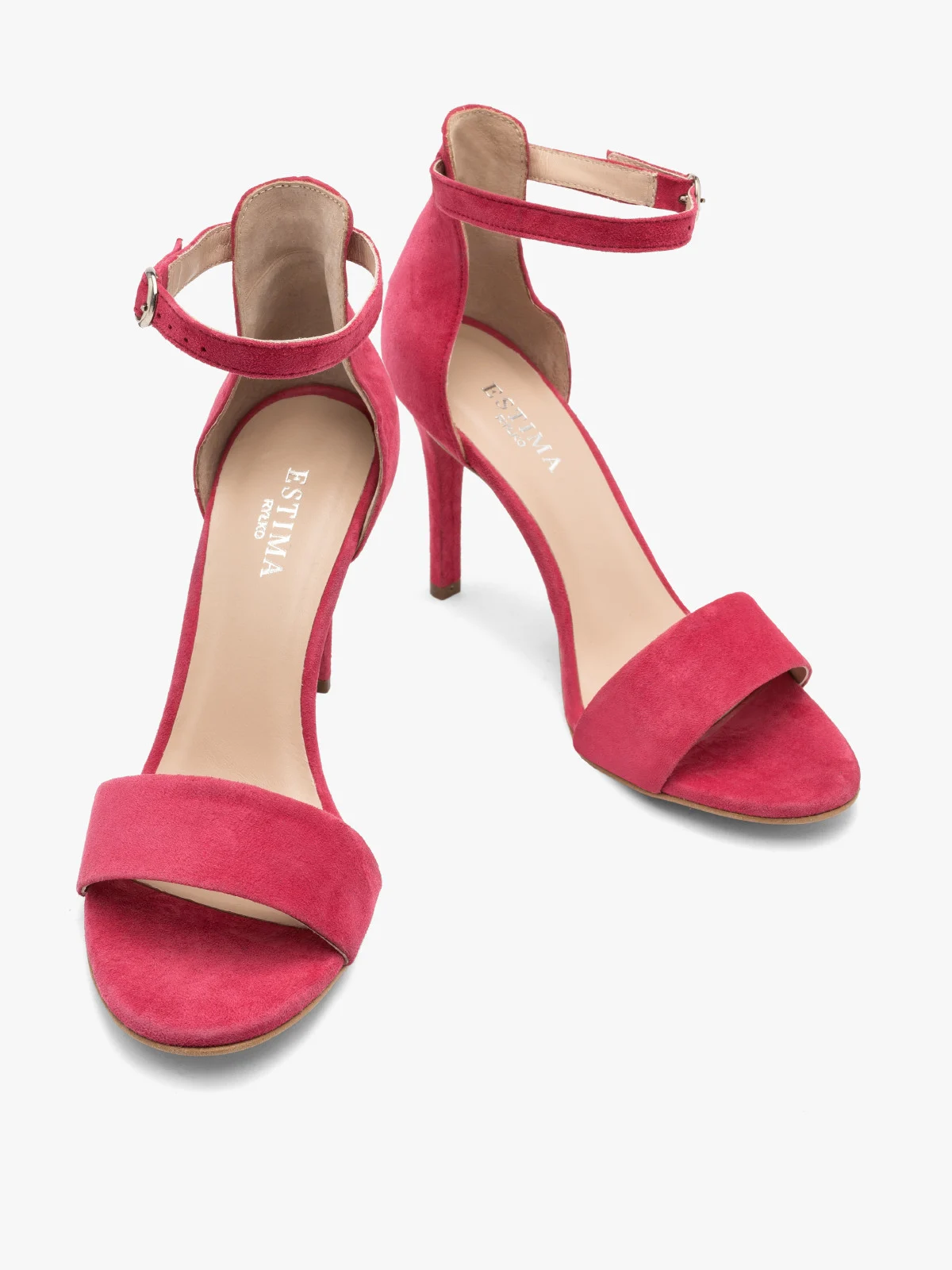 Sandały na szpilce w kolorze fuksji