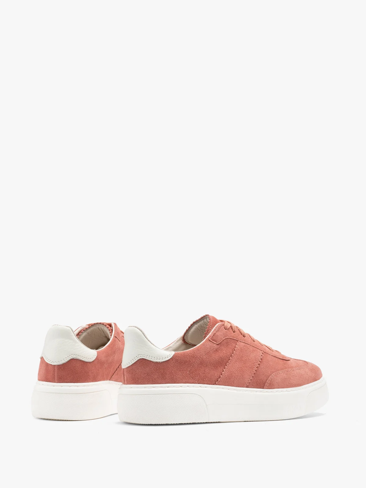 Różowe półbuty damskie w sportowym stylu