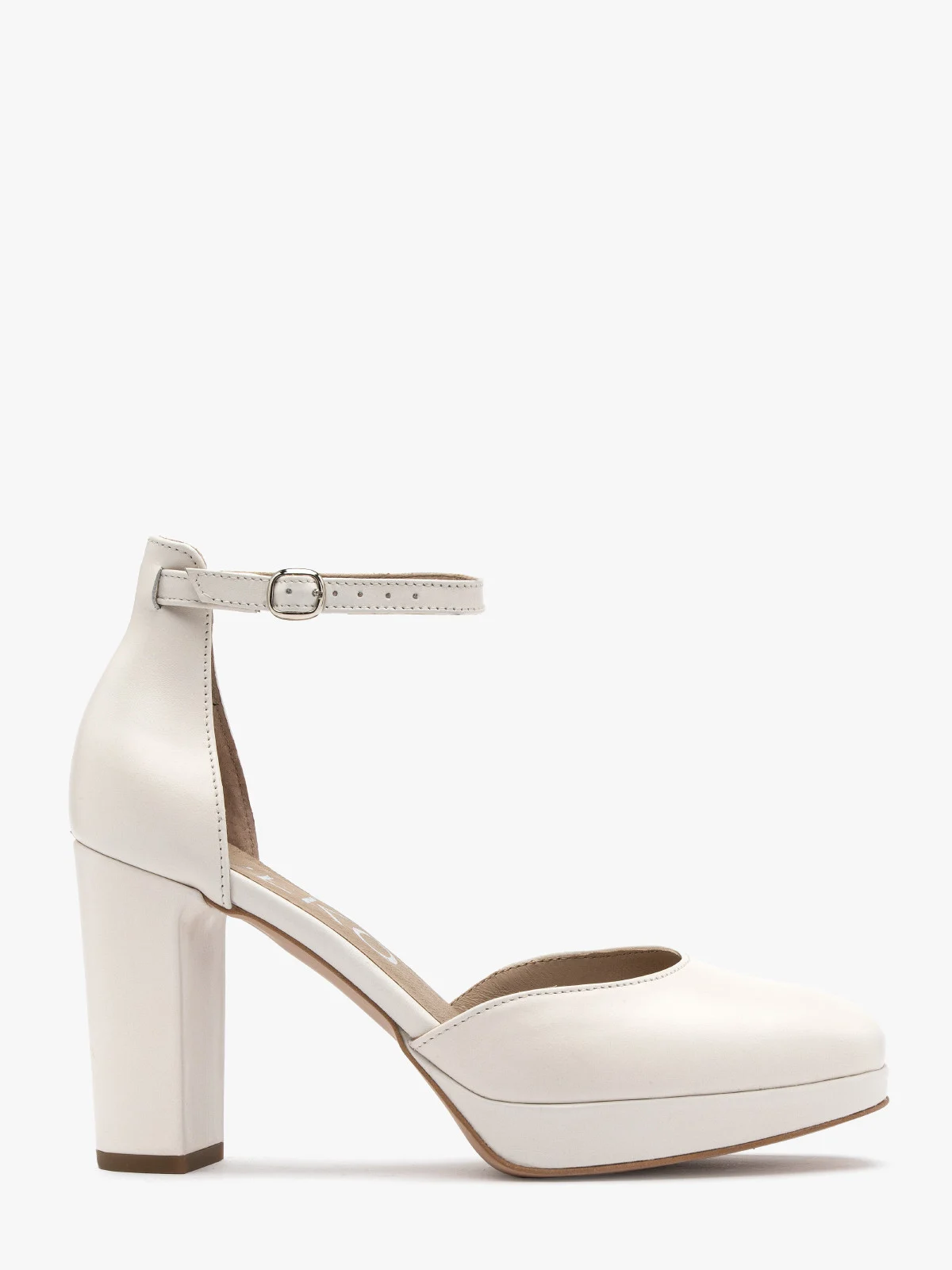 Dwuczęściowe czółenka na wysokim słupku oraz balu