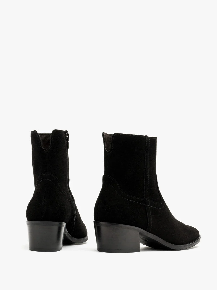 Botki na niskim obcasie