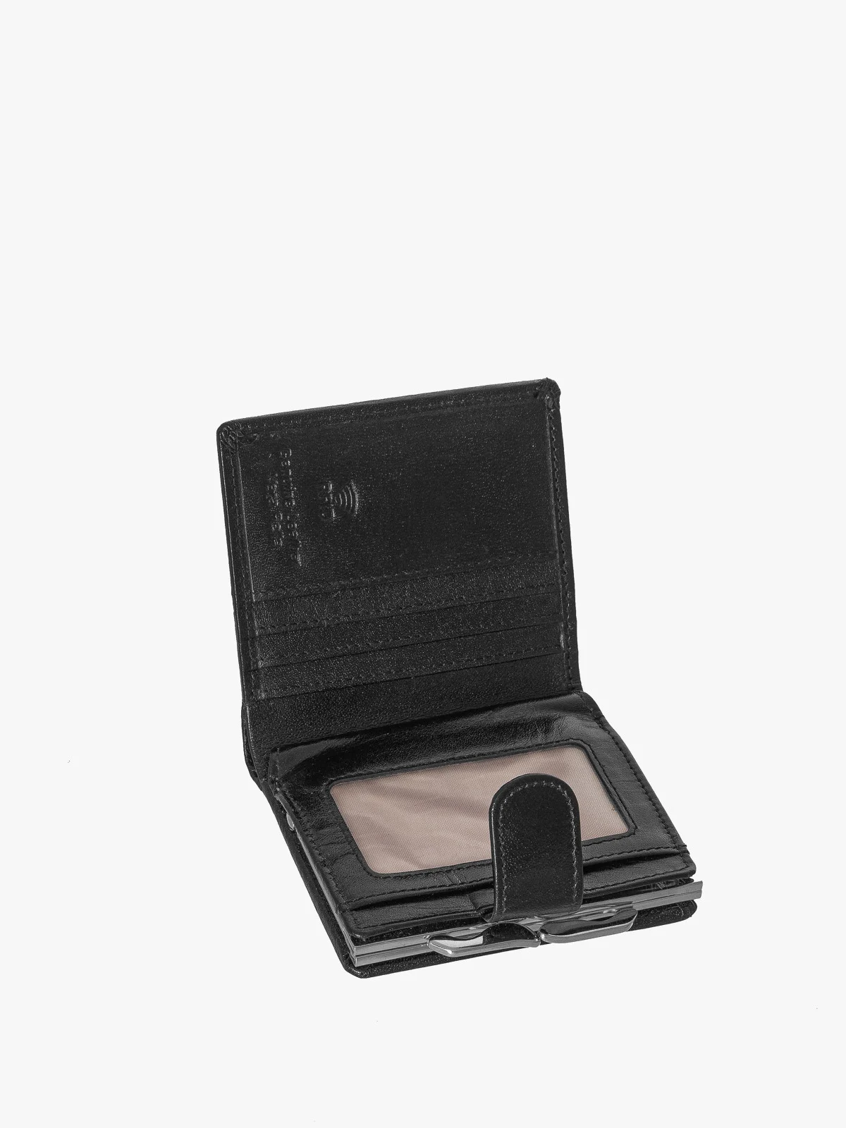 Czarny portfel damski