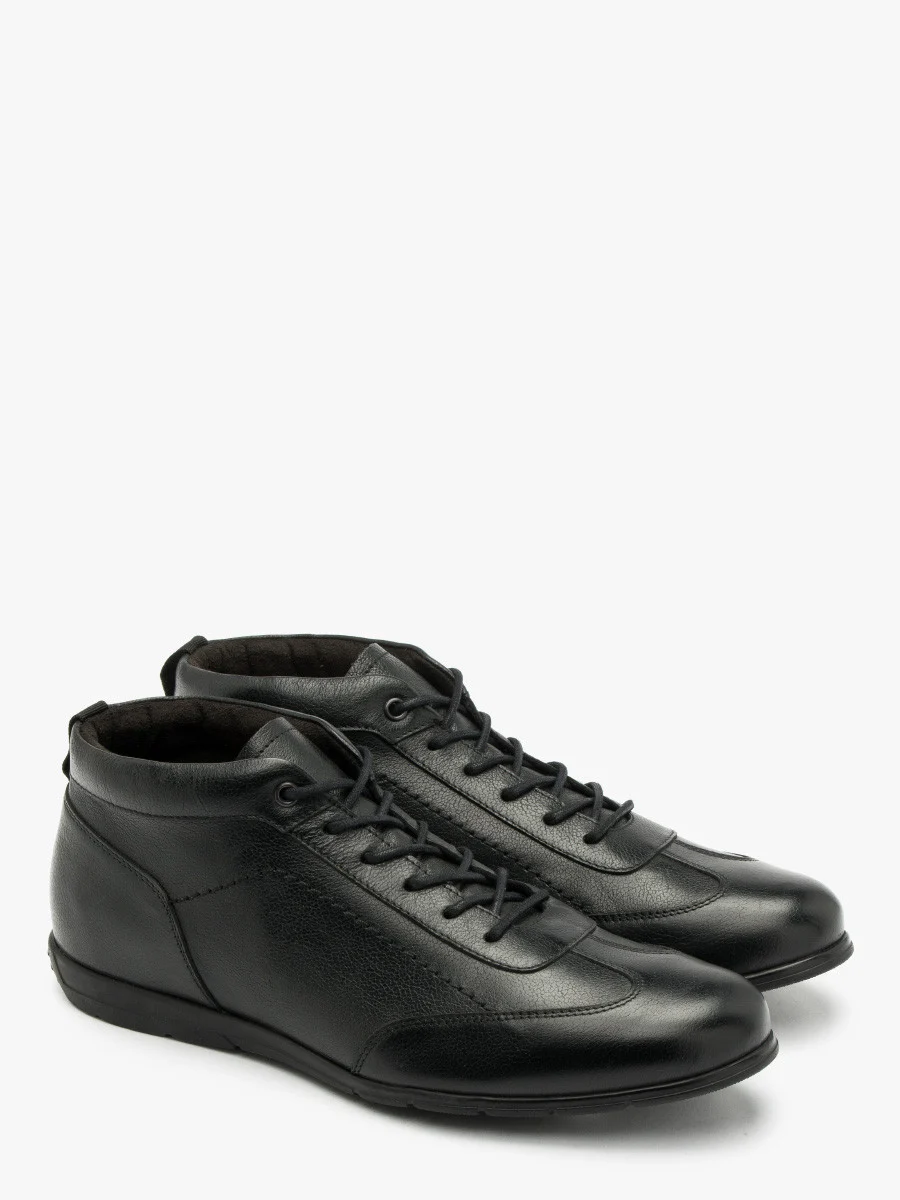 Czarne trzewiki męskie