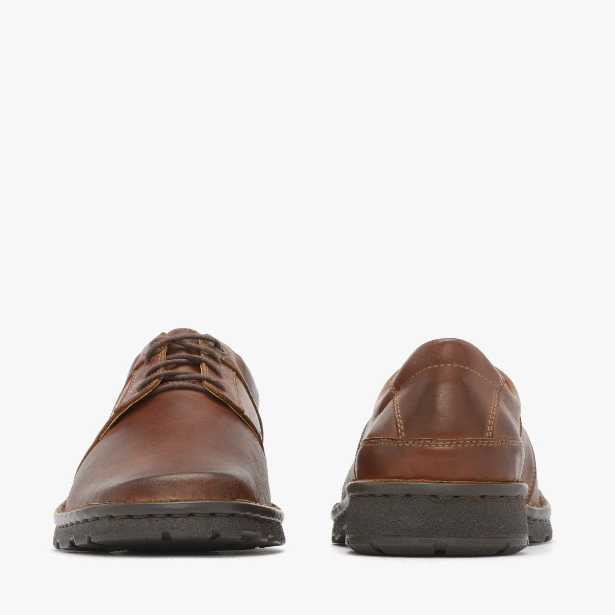 Brązowe półbuty męskie