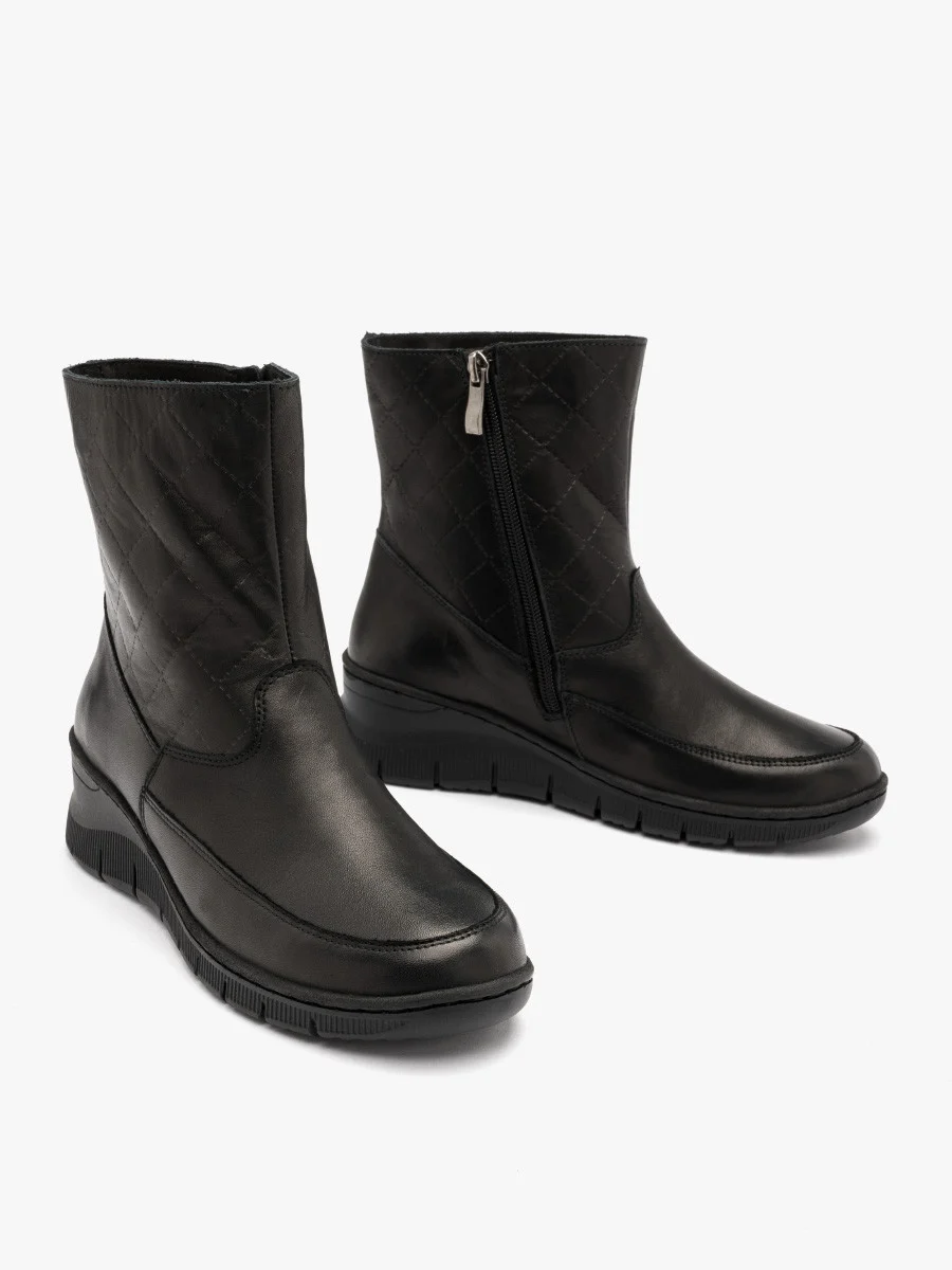 Czarne botki damskie