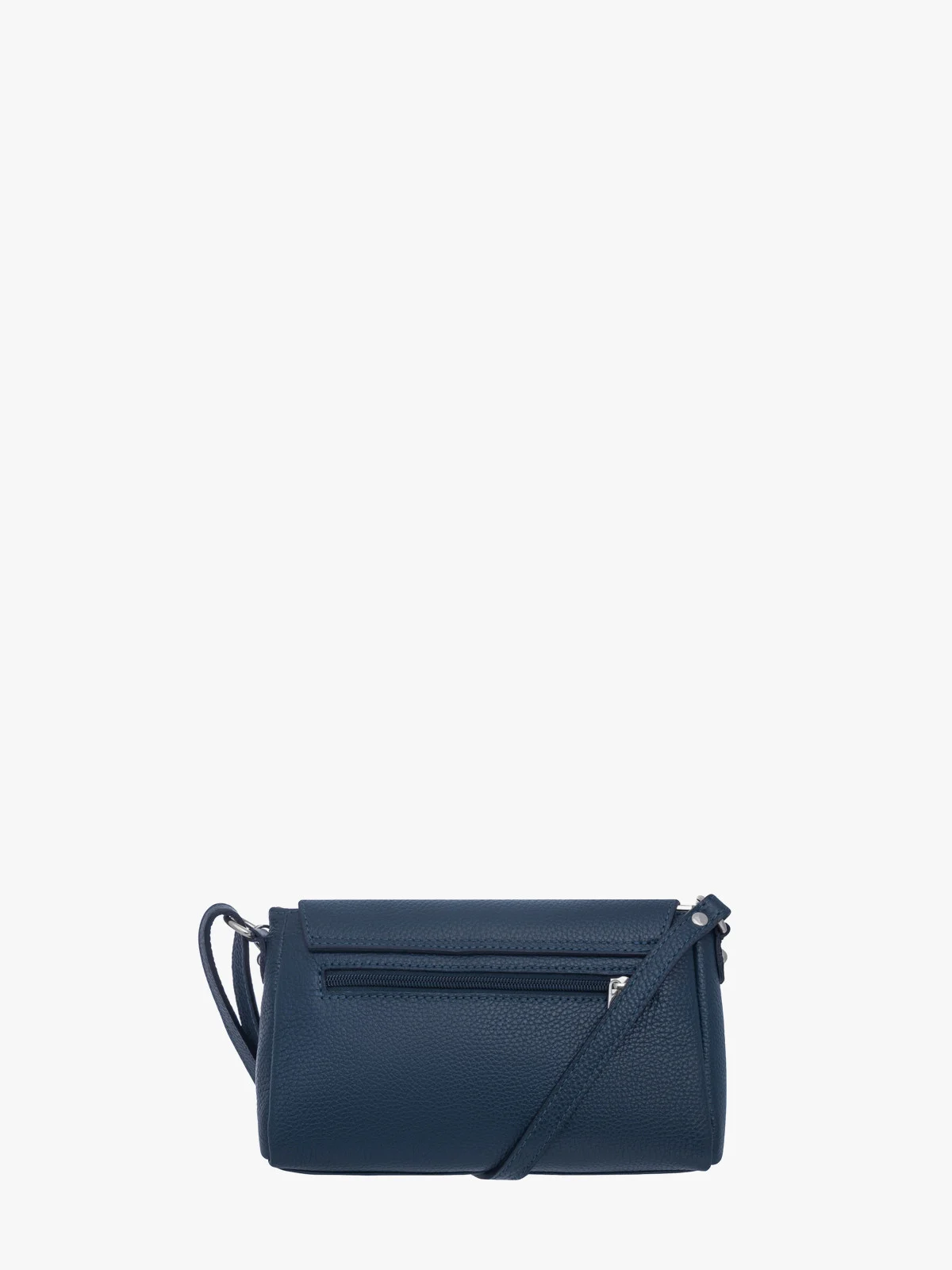 Granatowa torebka damska z łańcuszkiem