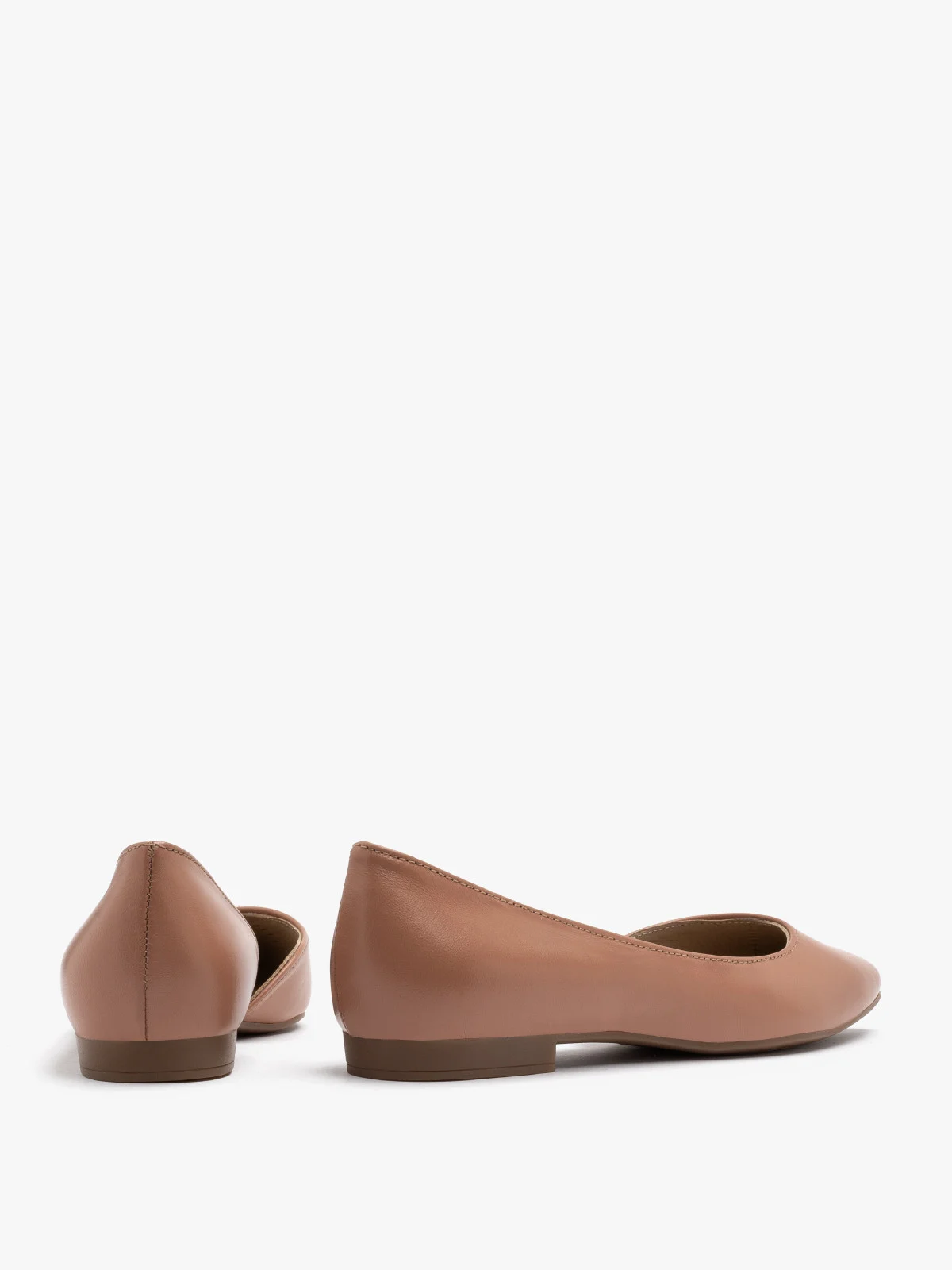 Baleriny w kolorze brudnego różu