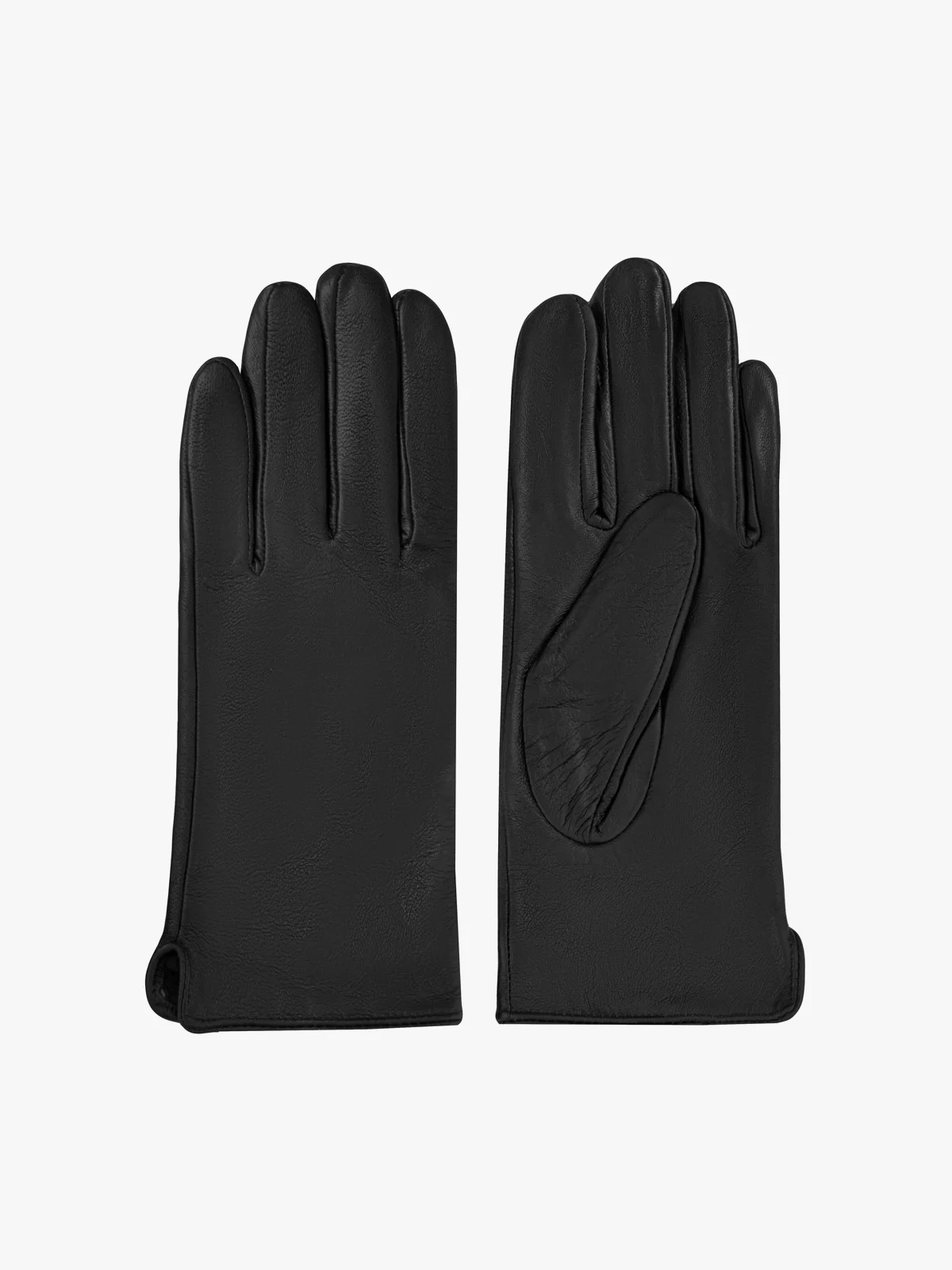 Klasyczne, skórzane rękawiczki damskie