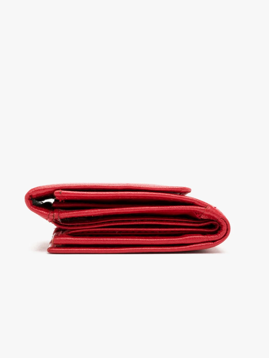 Czerwony portfel damski