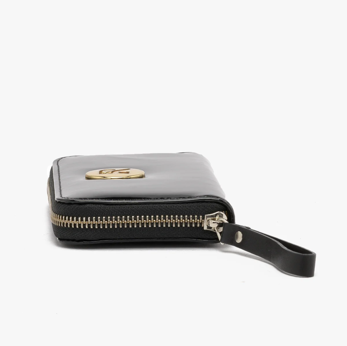 Lakierowany portfel damski