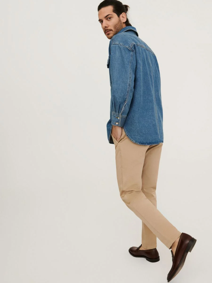 Brązowe, eleganckie mokasyny