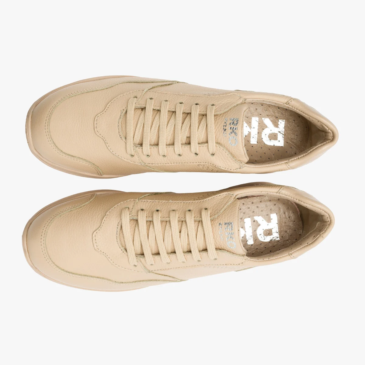 Sportowe półbuty w odcieniach beżu