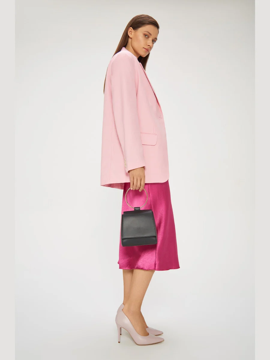 Liliowe czółenka na wysokim obcasie