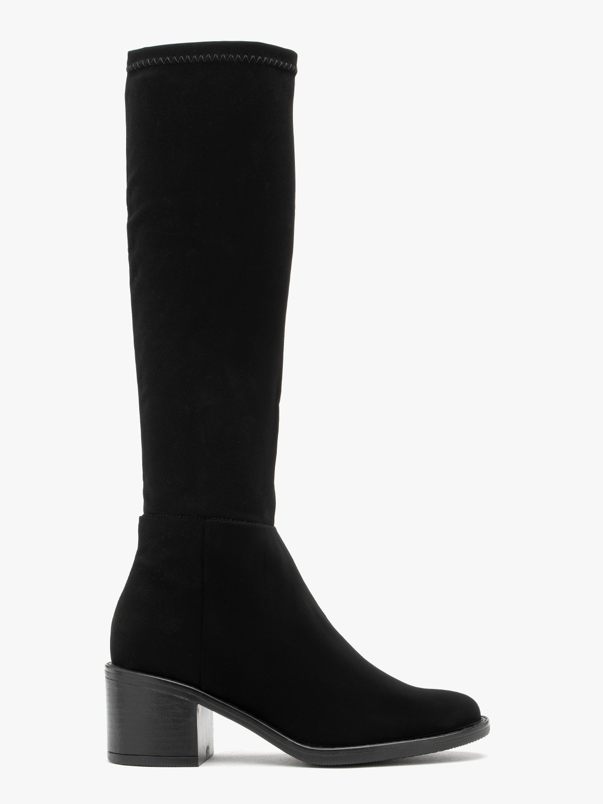 Elastyczne kozaki z wąską cholewką