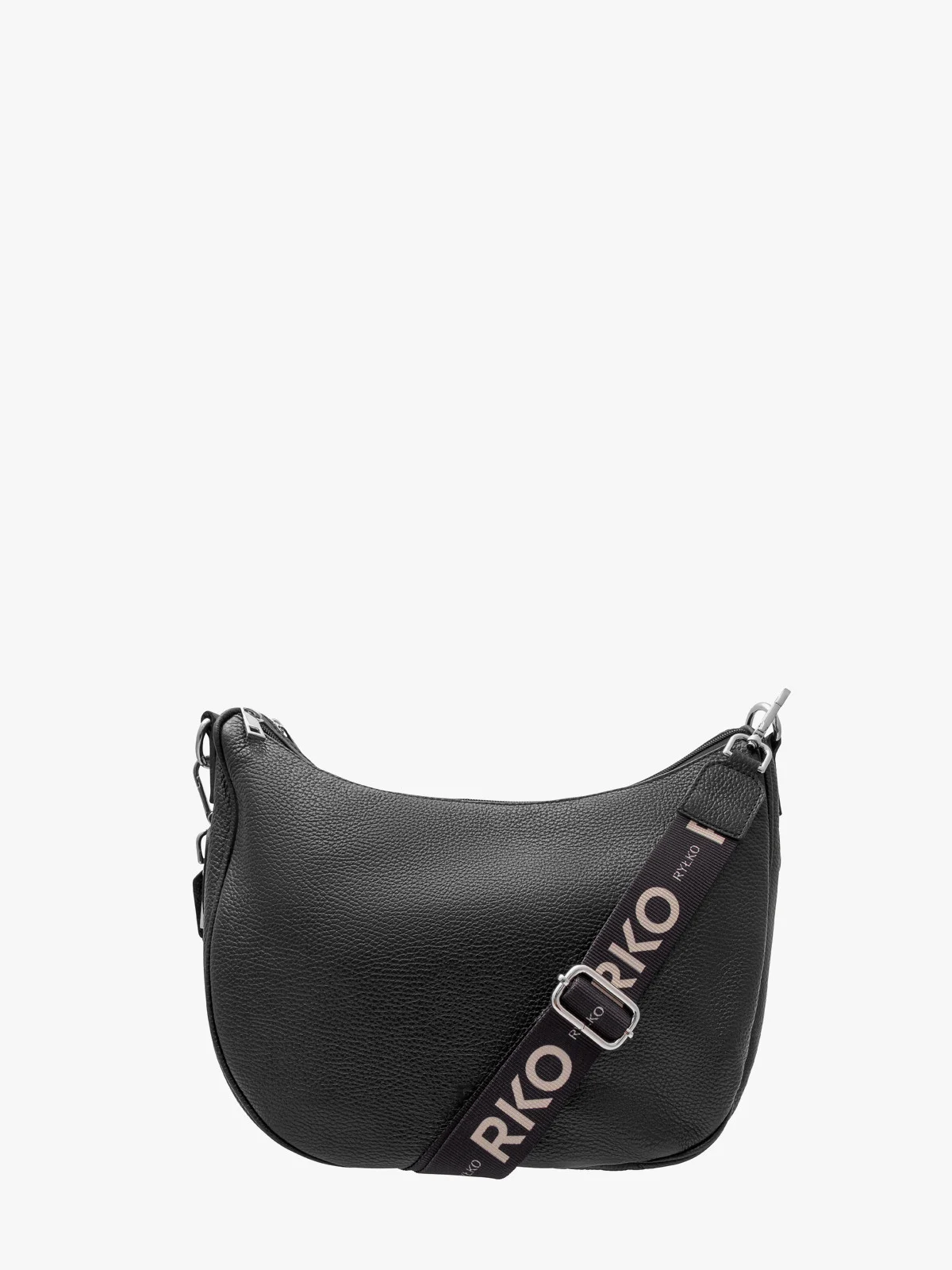 Czarna torebka średniej wielkości