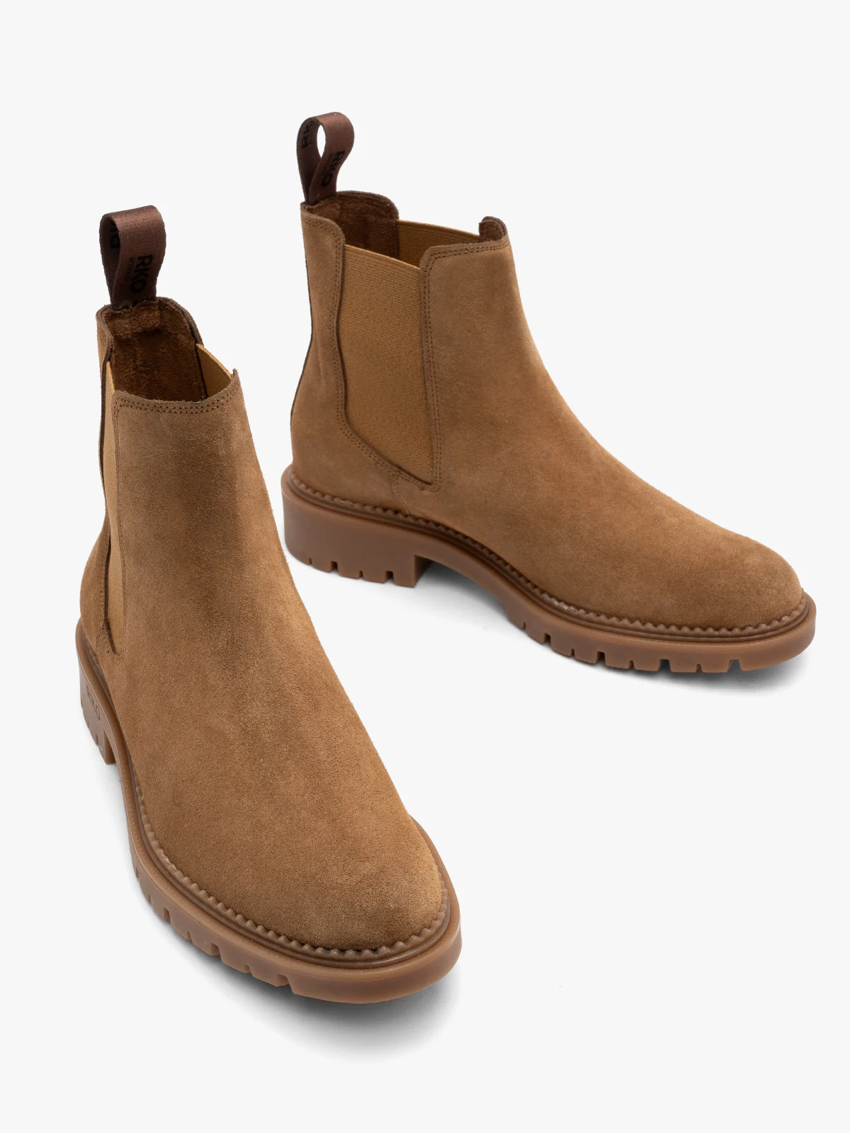 Rude, welurowe sztyblety damskie