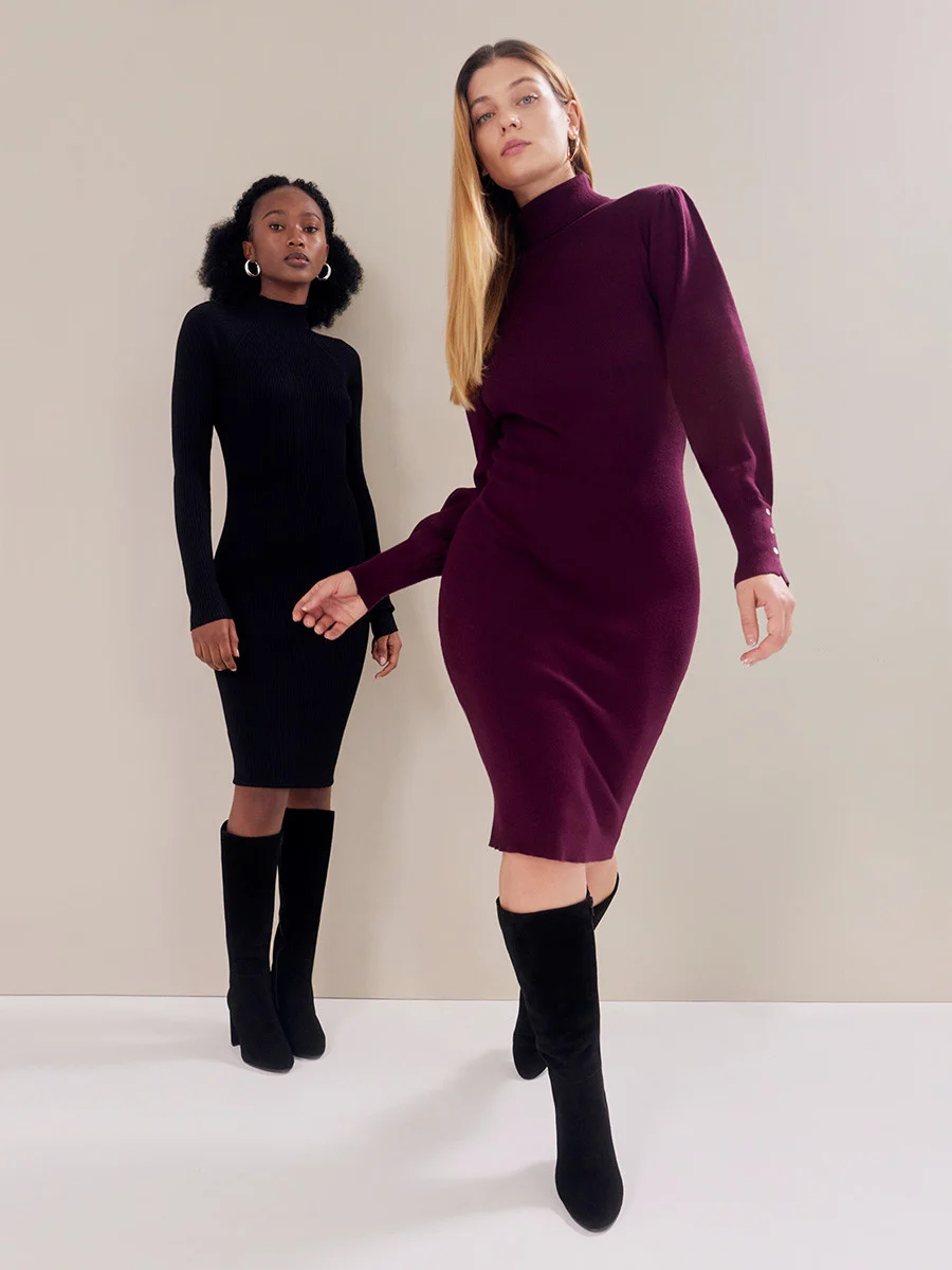 Czarne kozaki na obcasie