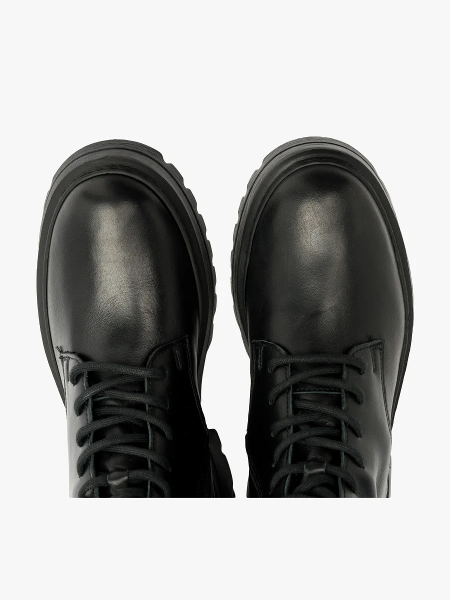 Wysokie workery czarne trzewiki