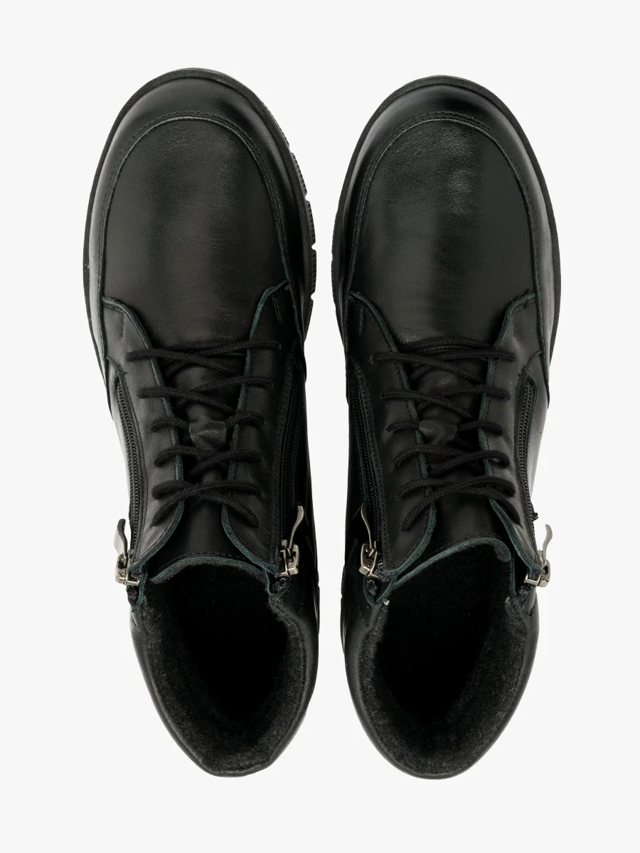 Czarne trzewiki damskie