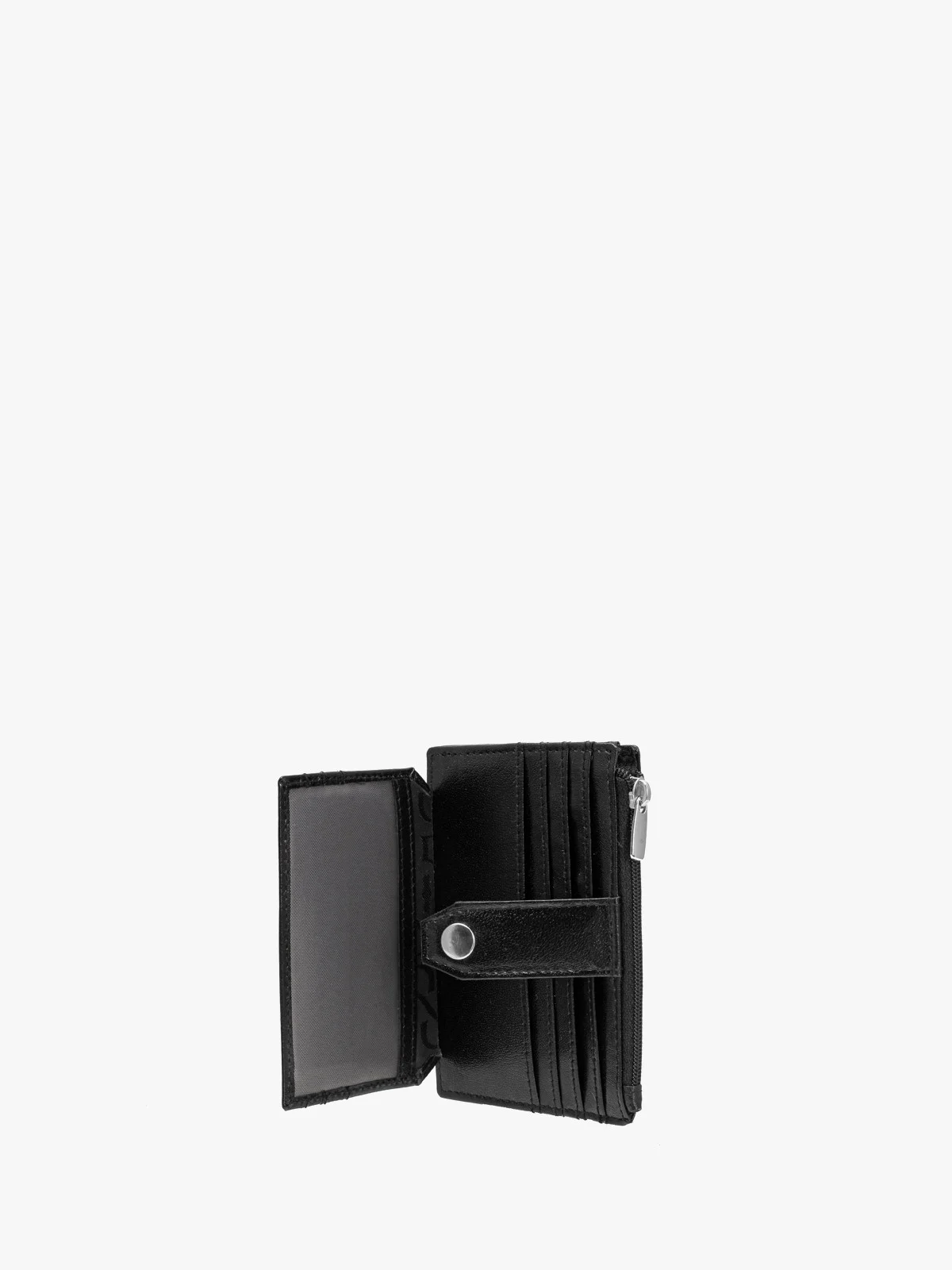 Czarne skórzane etui na karty