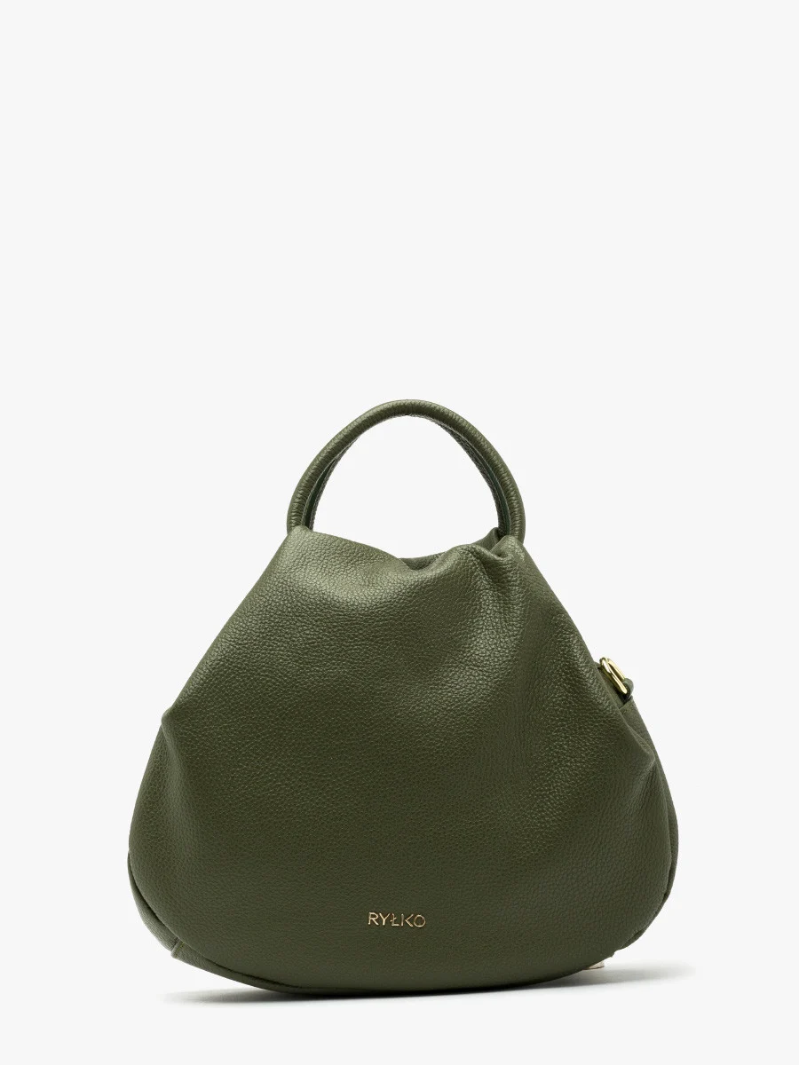 Oliwkowa miękka torebka